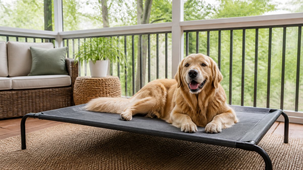 Best Washable Elevated Dog Beds for Screened Porches