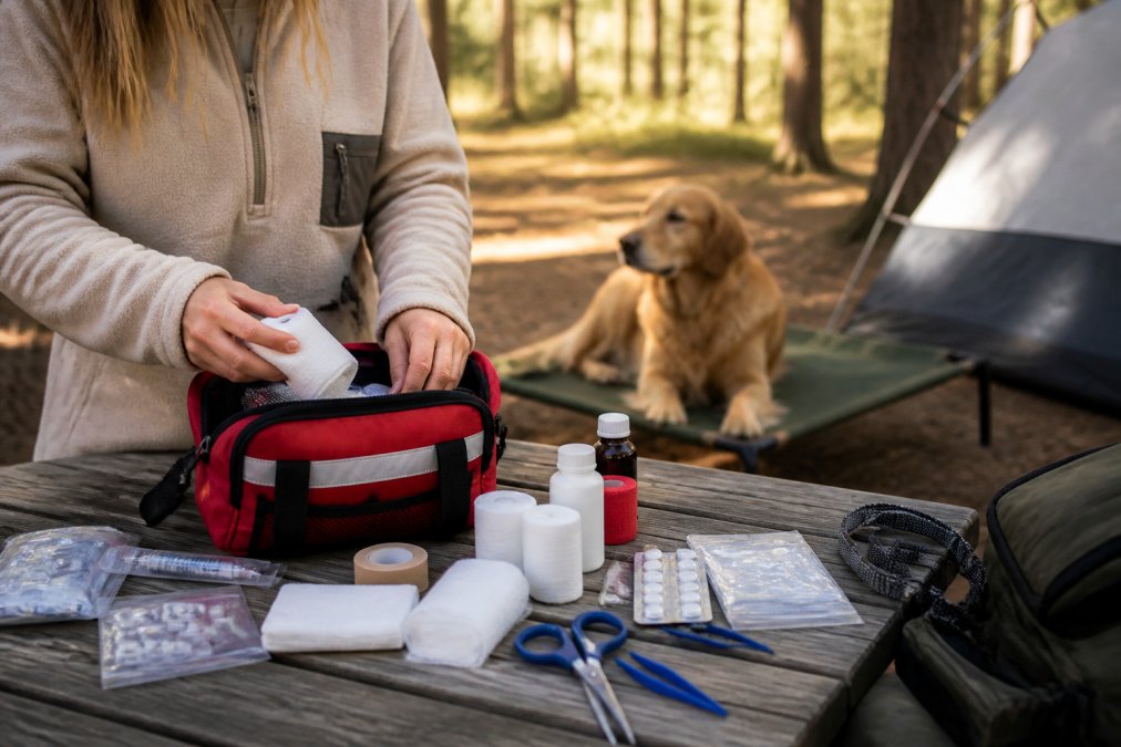 How to Pack a Dog First Aid Kit for Camping