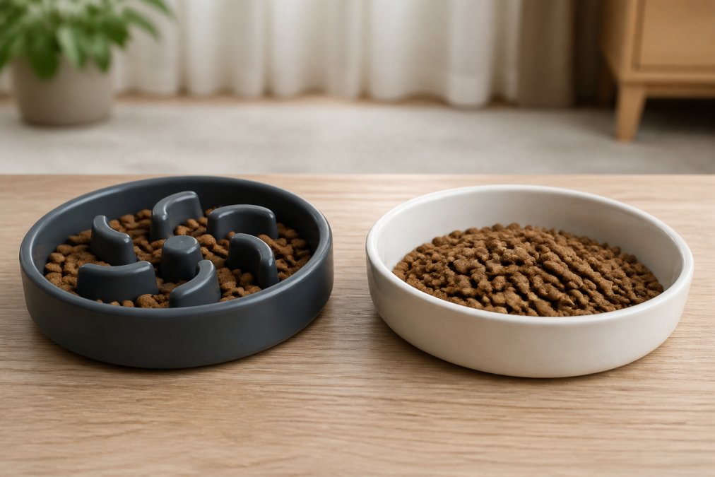 Slow Feeder Bowls vs Standard Bowls for Digestion
