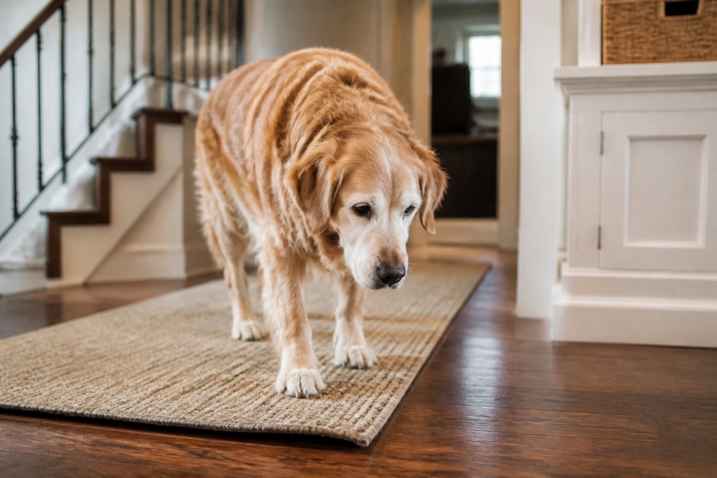 Why Senior Dogs Need Non-Slip Rugs on Hardwood Floors